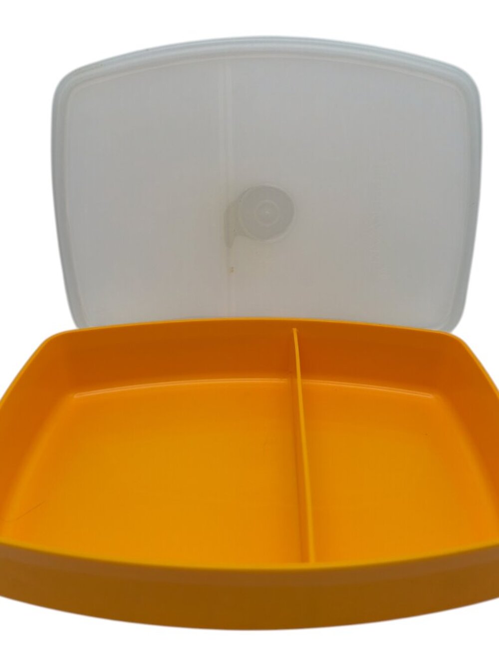 Vintage Tupperware Packette Divider Bowl Container #813-8 With Seal Lid #814-3